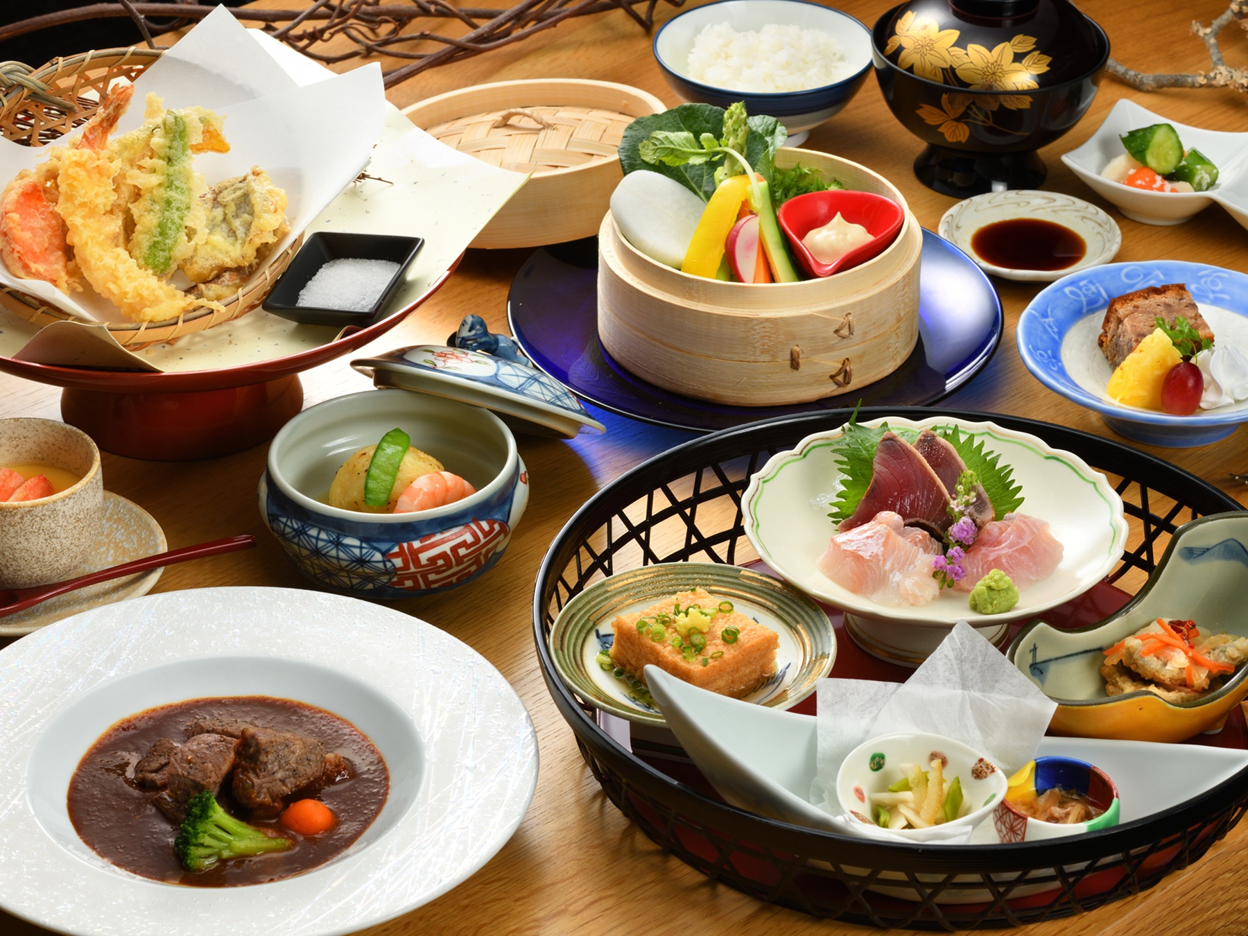 晴コースのお料理