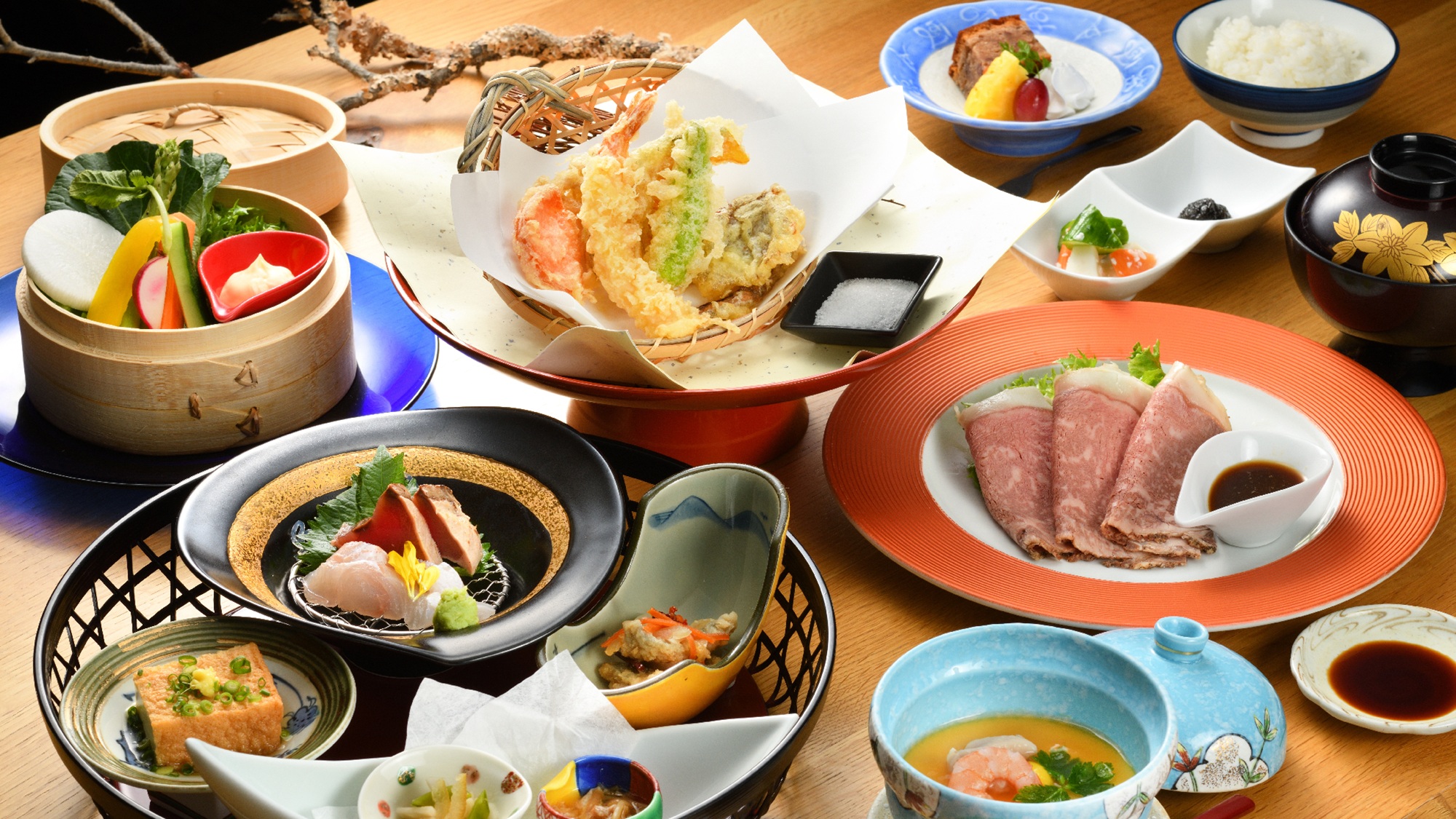 楽コースのお料理
